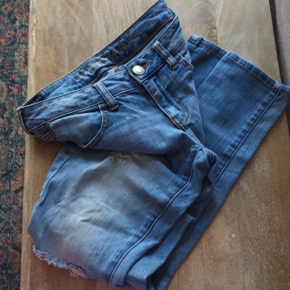 American Eagle Ripped Skinny Jeans